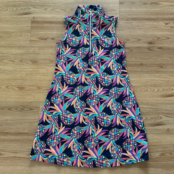 Lulu-B | Dresses | Lulub Womens Pineapple Summer Zip Up Dress Small Collared Tropical Vacation | Poshmark Lulu-B | Dresses | Lulub Womens Pineapple Summer Zip Up Dress Small Collared Tropical Vacation | Poshmark
